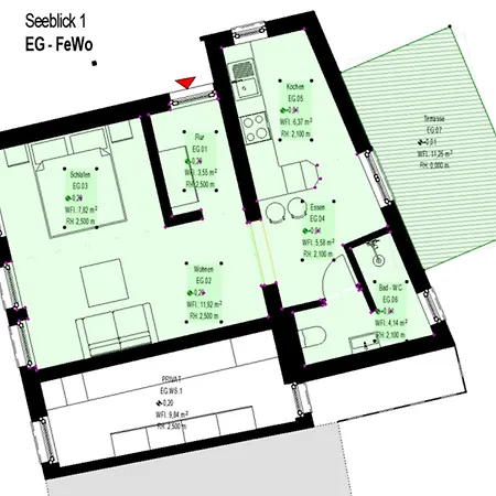 Seeblick 1b Eg Apartmán Nienhagen (Mecklenburg-Vorpommern)